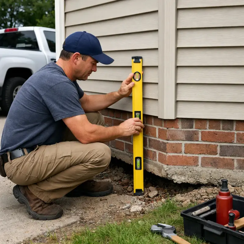 Foundation Settling Repair Fredericksburg
